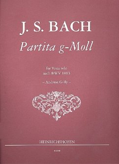 Cover Partita g-Moll nach BWV1013 für Viola solo