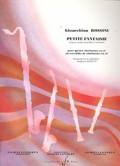 Petite Fantaisie pour 4 clarinettes ou ensemble de clarinettes partition et parties Petite Fantaisie pour 4 clarinettes ou ensemble de clarinettes partition et parties