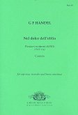 Nel dolce dell'oblio HWV134 for soprano, recorder and Bc score and parts (Bc realized)