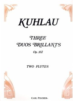 Cover 3 duos brillants op.102 for 2 flutes