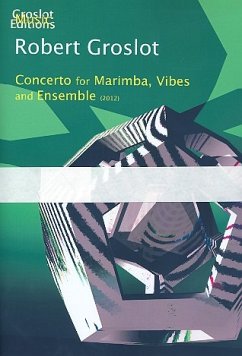 Cover Concerto for marimba, vibes (1 player) and ensemble score and parts