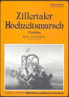 Cover Zillertaler Hochzeitsmarsch Tramplan für Akkordeon mit 1./2. B-Stimme Einzelausgabe