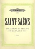 Le carnaval des animaux für Kammerensemble Partitur (2 Soloklaviere)