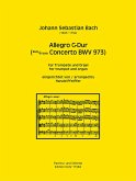 Allegro G-Dur BWV973 für Trompete und Orgel