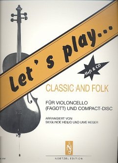 Cover Let's play Classic and Folk (+CD) für Violoncello (Fagott)