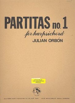 Cover Partita no.1 for harpsichord