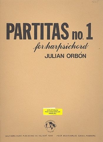 Partita no.1 for harpsichord Partita no.1 for harpsichord