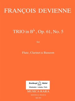 Cover Trio B-Dur op.61,5 für Flöte, Klarinette und Fagott Stimmen