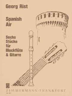 Cover Spanish Air 6 Stücke für Blockflöte und Gitarre
