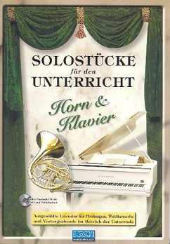 Cover Solostücke für den Unterricht (+CD) für Horn in F und Klavier