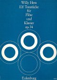 11 Tonstücke op.74 für Flöte und Klavier 11 Tonstücke op.74 für Flöte und Klavier