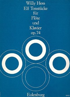 Cover 11 Tonstücke op.74 für Flöte und Klavier
