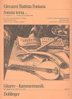 Cover Sonata terza C-Dur für Violine (Blockflöte), Gitarre und Baß (Violoncello ad lib.)