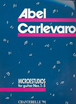 Cover Microestudios vol.1 (Nr.1-5) for guitar