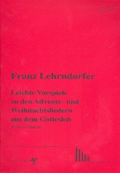 Cover Leichte Vorspiele zu den Advents- und Weihnachtsliedern aus dem Gotteslob für Orgel