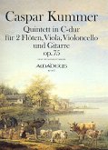 Quintett C-Dur op.75 für 2 Flöten, Viola, Violoncello und Gitarre Partitur und Stimmen Quintett C-Dur op.75 für 2 Flöten, Viola, Violoncello und Gitarre Partitur und Stimmen