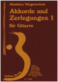 Cover Akkorde und Zerlegungen Band 1 für Gitarre