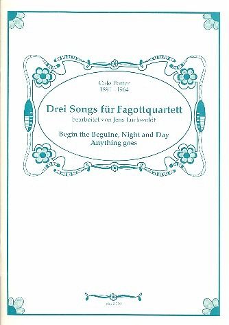 3 Songs für 4 Fagotte Partitur und Stimmen