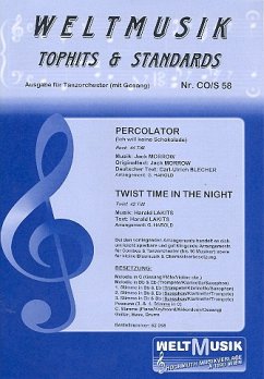 Cover Percorlator und Twist Time in the Night: für Gesang und Tanzorchester Direktion und Stimmen