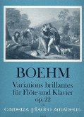 Variations brillantes Über Du du liegst mir im Herzen op.22 für Flöte und Klavier Variations brillantes Über Du du liegst mir im Herzen op.22 für Flöte und Klavier