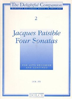 4 Sonatas vol.2 (Nos.6-9) for alto recorder and cont. 4scores