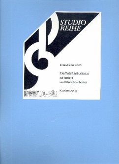 Cover Fantasia melodica für Gitarre und Streichorchester Gitarre und Klavier