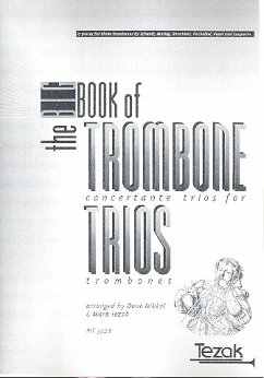 Cover The big Book of Trombone Trios 17 pieces from the Renaissance and Baroque, score and 3 parts