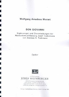 Don Giovanni 5 Stücke aus der Oper für 2 Oboen, 2 Klarinetten (A), 2 Hörner (F) 2 Fagotte und Kontrabaß, Partitur