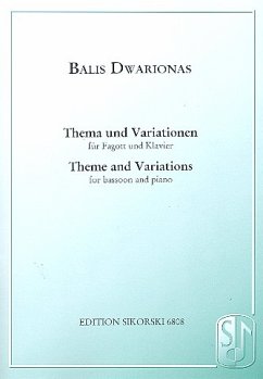 Cover Thema und Variationen für Fagott und Klavier