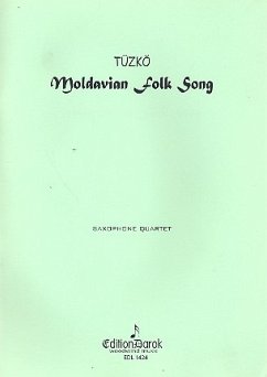 Cover Moldavian Folk Song for 4 saxophones score and parts