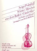 Winter-Märchen aus dem Ballett Cinderella für Violine und Klavier