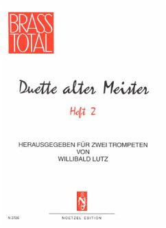 Cover Duette alter Meister Band 2 für 2 Trompeten Spielpartitur
