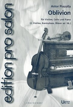 Cover Oblivion für Violine, Violoncello und Klavier (Violine 2, Kontrabass, C- und B-Stimme ad lib) Stimmen
