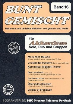 Cover Bunt gemischt Band 16 für Akkordeon