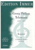 Konzert für 3 Trompeten, Pauken, Streicher und Bc für 3 Trompeten, Pauken und Orgel Partitur und Stimmen