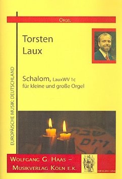Cover Schalom LauxWV1c für kleine und große Orgel Partitur und Stimme