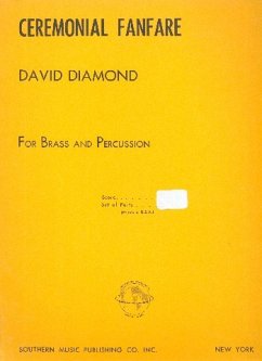 Cover Ceremonial Fanfare for brass and percussion set of parts