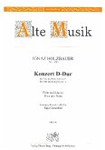 Konzert D-Dur für Flöte und Streichorchester für Flöte und Klavier Konzert D-Dur für Flöte und Streichorchester für Flöte und Klavier
