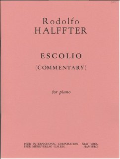 Cover Escolio op.43 for piano