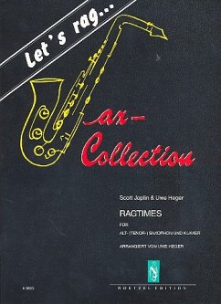 Cover Let's rag Ragtimes für Saxophon (A/T) und Klavier