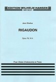 Rigaudon op.78,4 für Violine (Violoncello) und Klavier