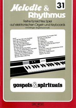 Cover Gospels und Spirituals für E-Orgel/Keyboard Melodie und Rhythmus 31