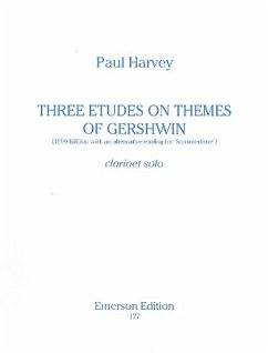 3 Etudes on Themes of Gershwin for clarinet solo
