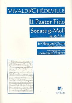 Cover Sonate g-Moll op.13,6 für Flöte und Gitarre