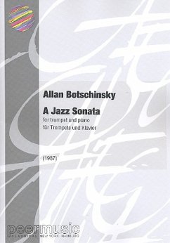 Cover A Jazz Sonata for trumpet and piano