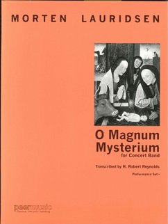Cover O magnum mysterium for concert band score