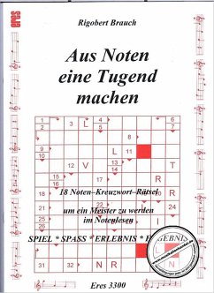 Cover Aus Noten eine Tugend machen 18 Noten-Kreuzworträtsel