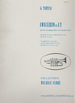 Cover Concerto en ut pour trompette et orchestre pour trompette et piano