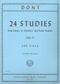 24 Studies op.37 for viola