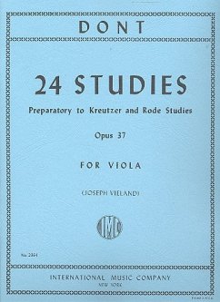 Cover 24 Studies op.37 for viola